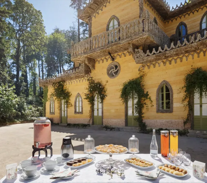 Chalet of Edla afternoon tea setup