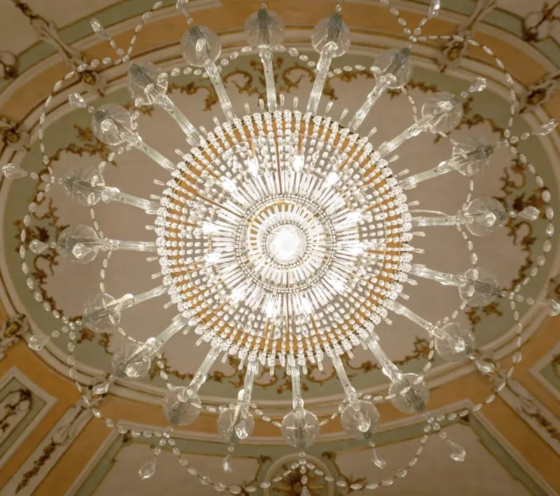 Queluz Throne Room showing a gilded 18th-century ceiling detail, the architectural anchor of the Parques de Sintra ceremonial portfolio.