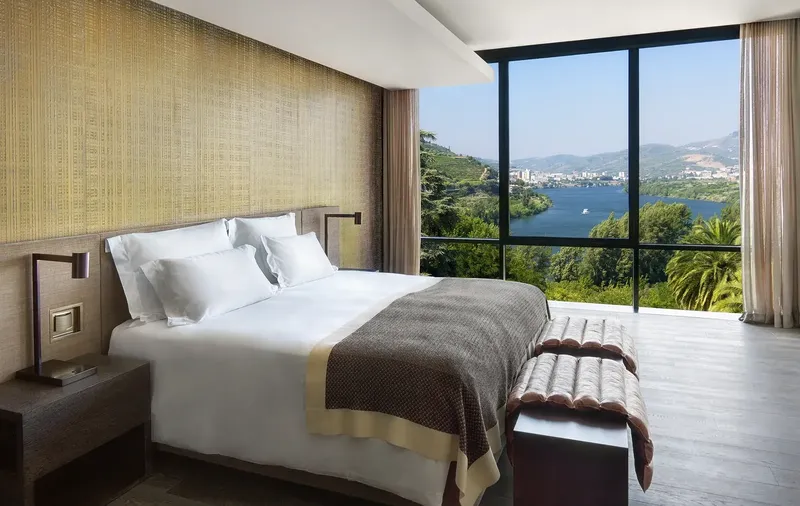 Six Senses Douro Valley quinta panorama · restored 19th-century manor on the Douro hillside