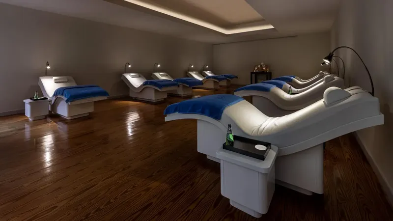 Sala de relaxamento do Spa de Vidago, com Iyashi Dôme e zona de repouso